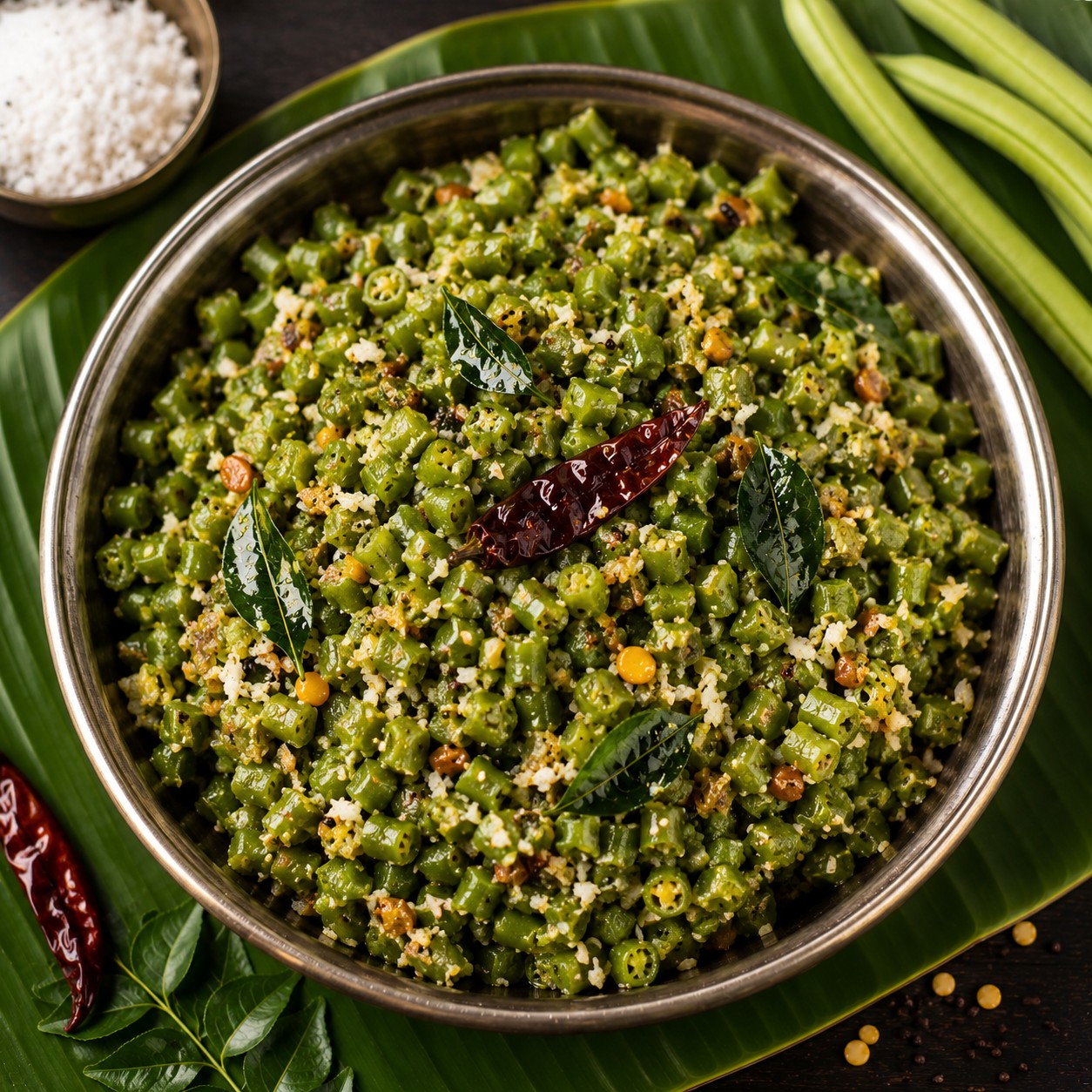 Beans Poriyal (Tamil Nadu Style)